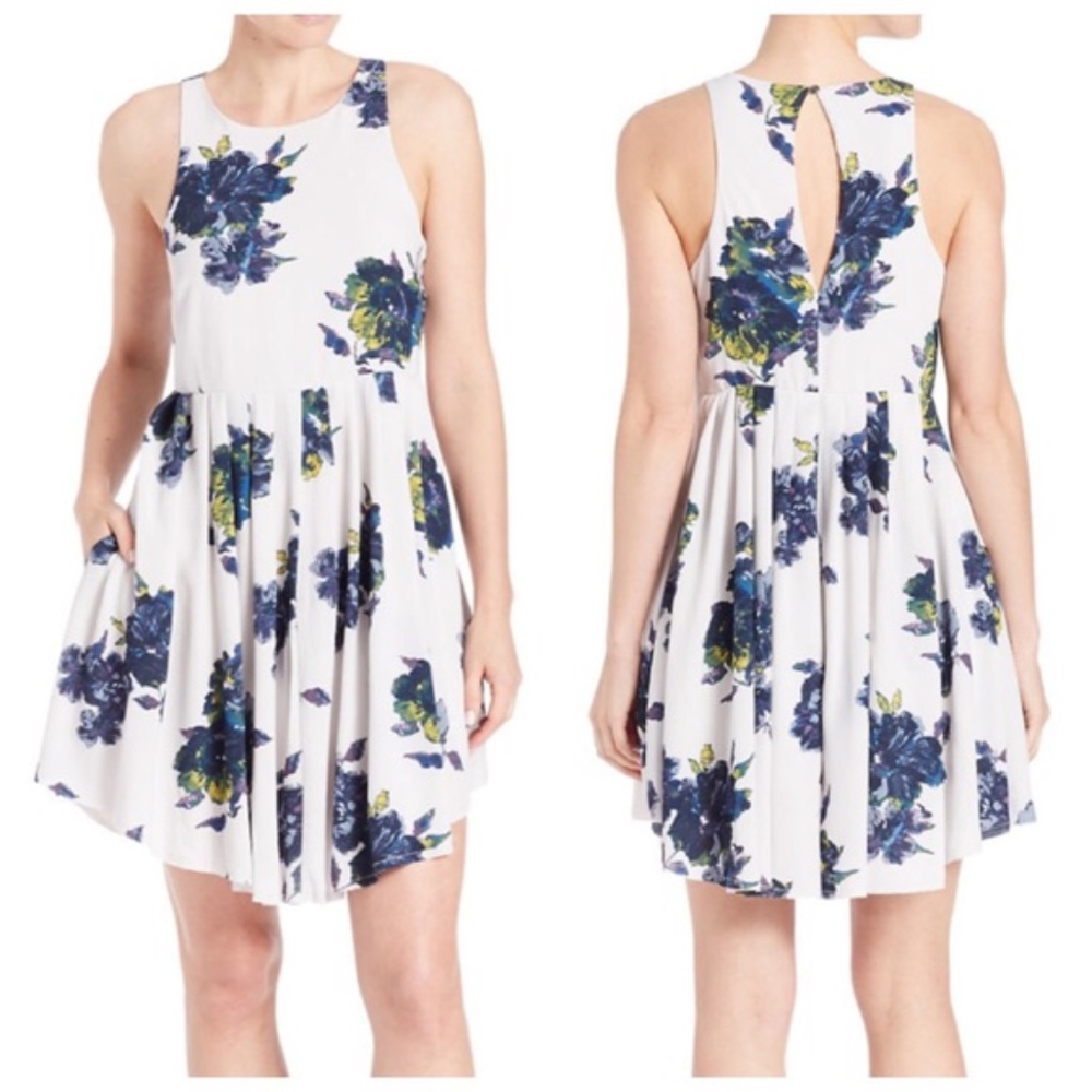 Free People Flutterby Floral Dress